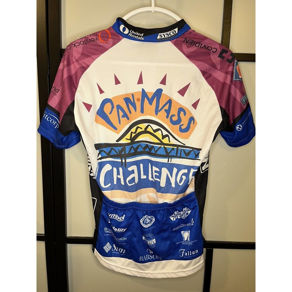 Pan Mass Challenge PMC 2007 Cycling Racing Jersey 1/2 Zip Club Women's Medium - Picture 2 of 6